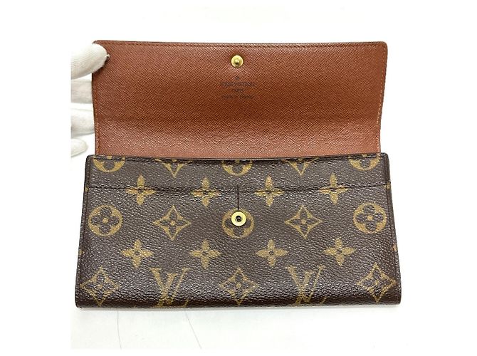 Louis Vuitton Monogram Long Wallet Braun Monogramm - Ansicht 8