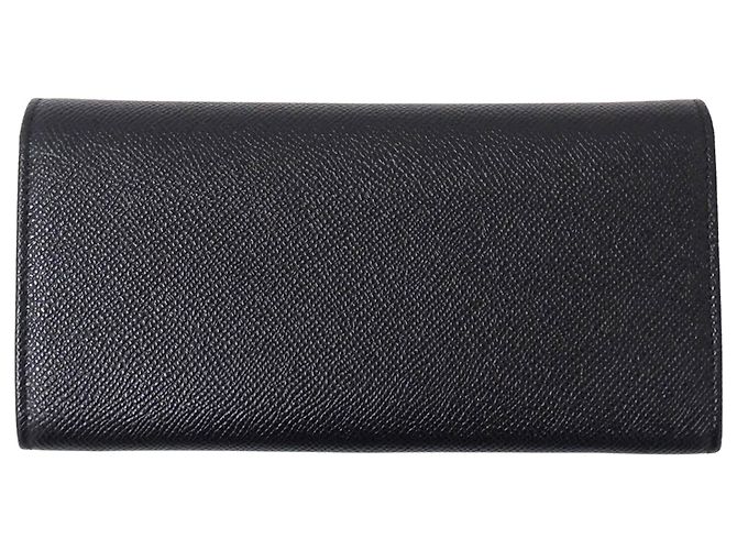 Bulgari Bvlgari Men's Long Leather Wallet Black - view 2