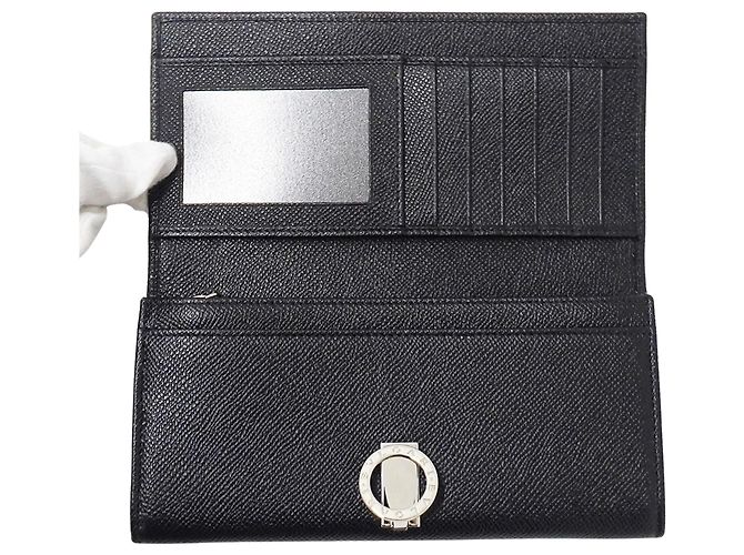 Bulgari Bvlgari Men's Long Leather Wallet Black - view 4