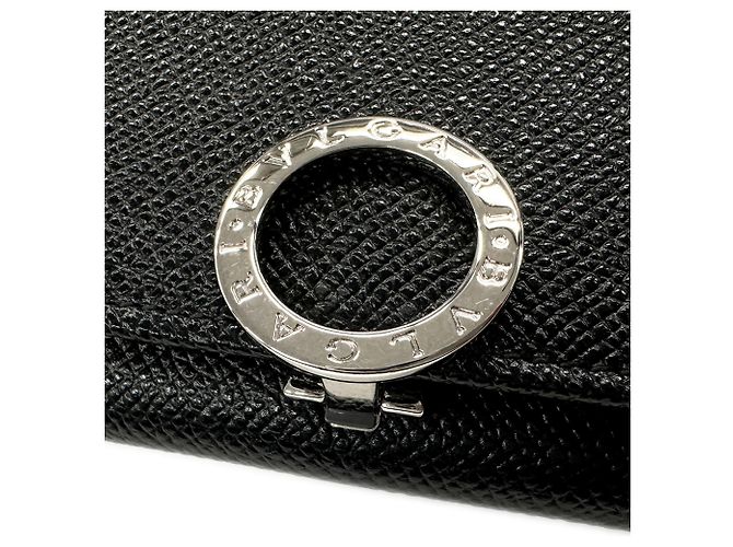Bulgari Bvlgari Men's Long Leather Wallet Black - view 8