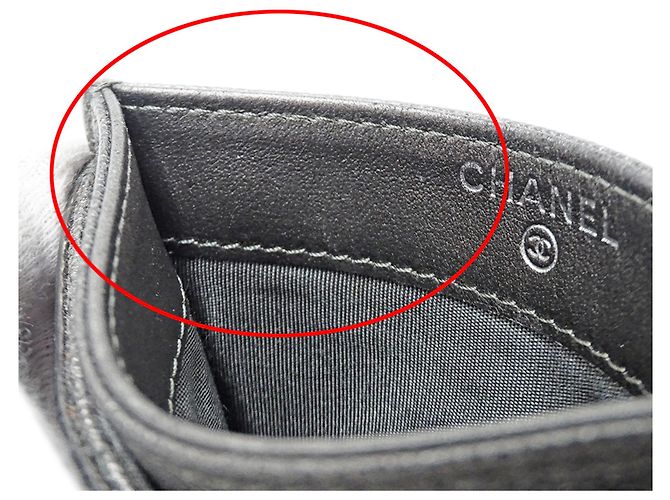 Tarjetero Matelassé CC Filigree Chanel Castaño Metálico - vista 12