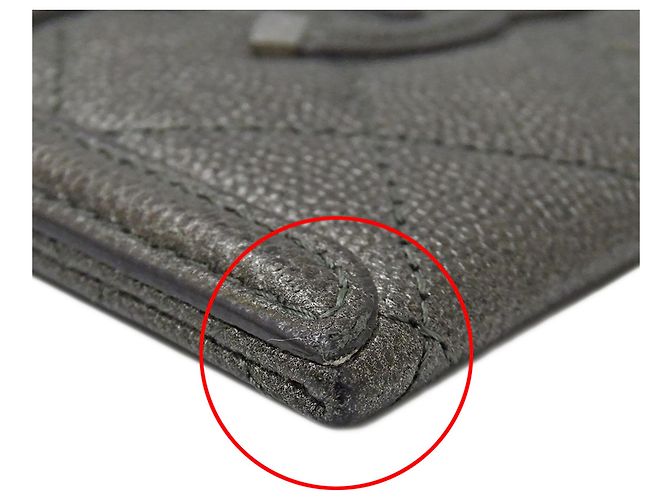 Tarjetero Matelassé CC Filigree Chanel Castaño Metálico - vista 9