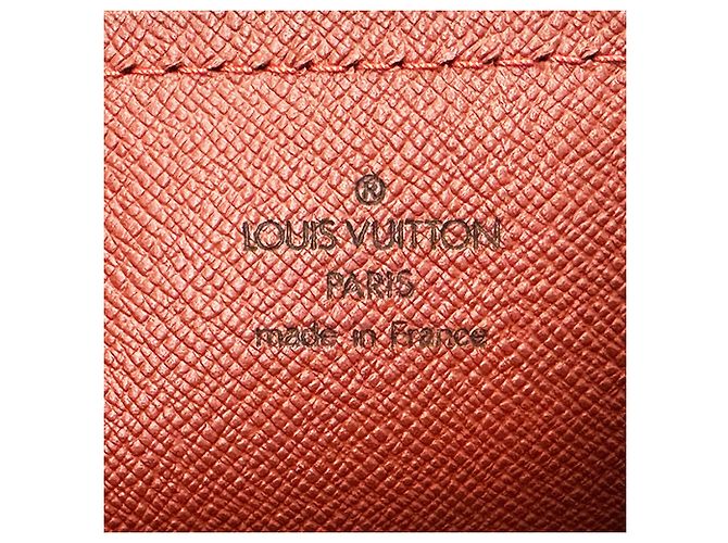 Borsa Louis Vuitton Papillon PM Marrone Damier ebene - vista 6