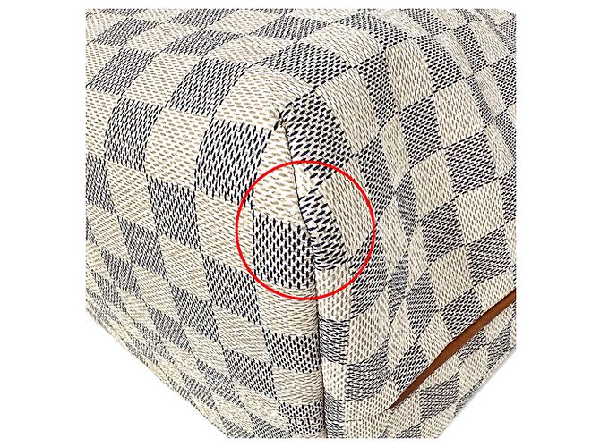 Borsa Louis Vuitton Damier Azur - vista 11