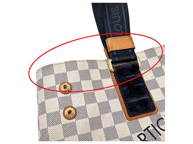 Borsa Louis Vuitton Damier Azur - vista 13