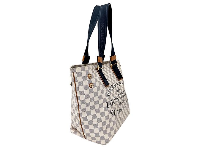 Borsa Louis Vuitton Damier Azur - vista 4