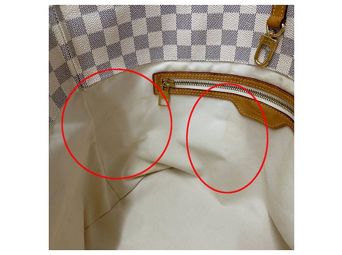 Borsa Louis Vuitton Damier Azur - vista 8