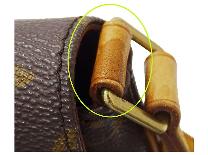Borsa a tracolla in tela Monogram Louis Vuitton Marrone Monogramma - vista 10