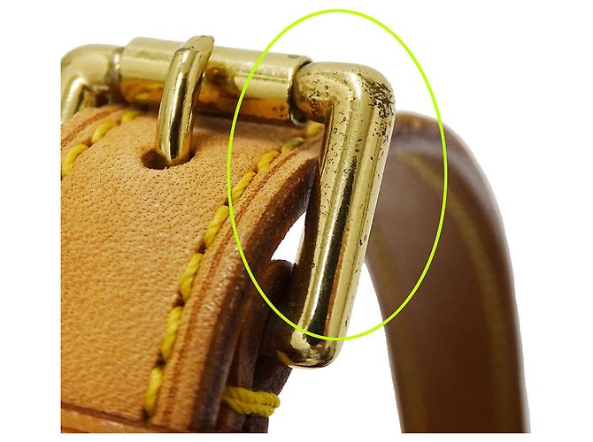 Borsa a tracolla in tela Monogram Louis Vuitton Marrone Monogramma - vista 11