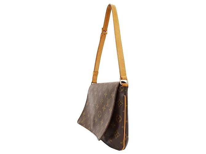 Borsa a tracolla in tela Monogram Louis Vuitton Marrone Monogramma - vista 4