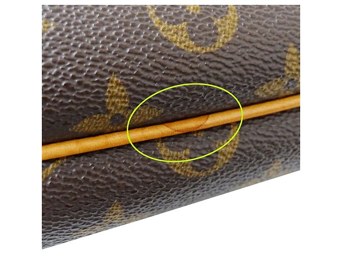 Borsa a tracolla in tela Monogram Louis Vuitton Marrone Monogramma - vista 9