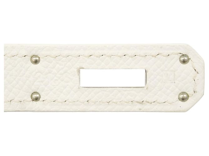 Hermès Borsa Hermes Birkin 30 Bianca Bianco - vista 13