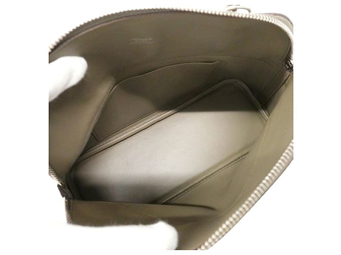 Hermès Borsa Hermes Bolide 27 Grigio - vista 4