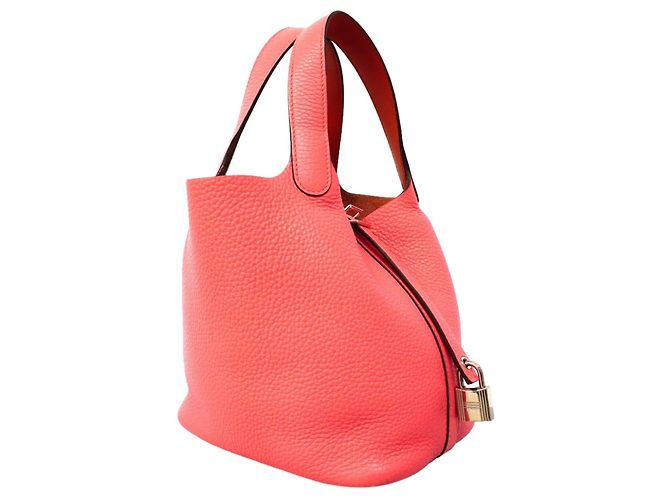 Hermès Hermes Picotin Lock Eclat PM Handtasche Pink - Ansicht 2