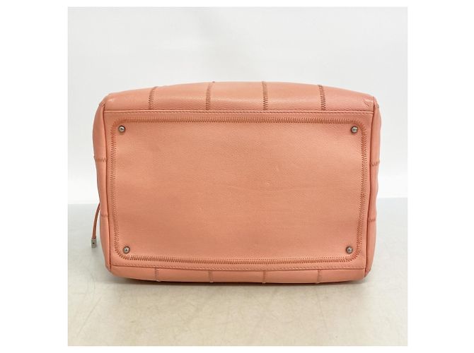Borsa Chanel Chocolate Bar in rosa - vista 3
