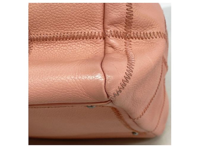 Borsa Chanel Chocolate Bar in rosa - vista 6