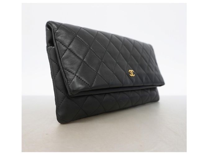 Clutch Chanel Matelassé Nera Nero - vista 2