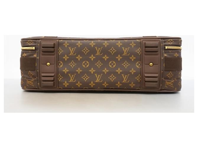 Borsa Louis Vuitton Monogram Satellite 53 Marrone - vista 3