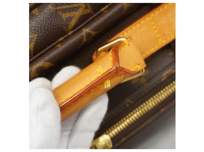 Borsa Louis Vuitton Monogram Satellite 53 Marrone - vista 8