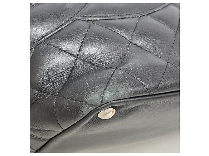 Borsa Tote Chanel Cambon in agnello Nero - vista 6