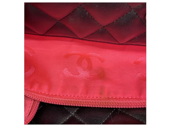Borsa Tote Chanel Cambon in agnello Nero - vista 9