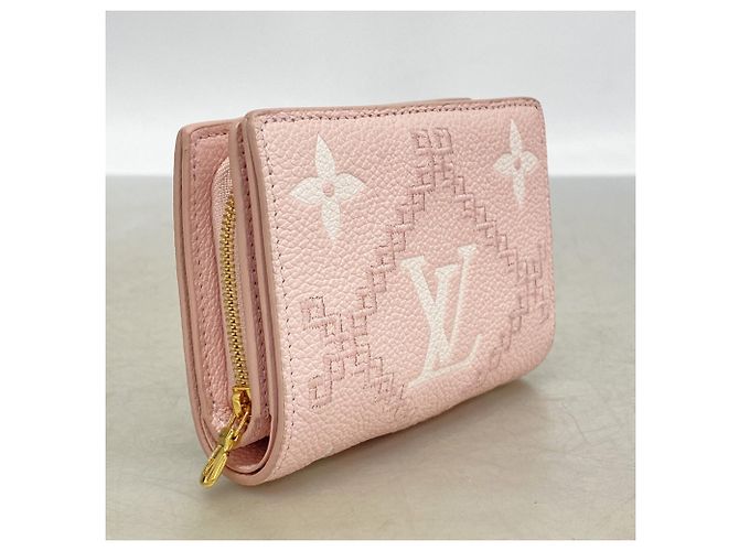 Cartera Louis Vuitton Monogram Empreinte Broderie Rosa - vista 2
