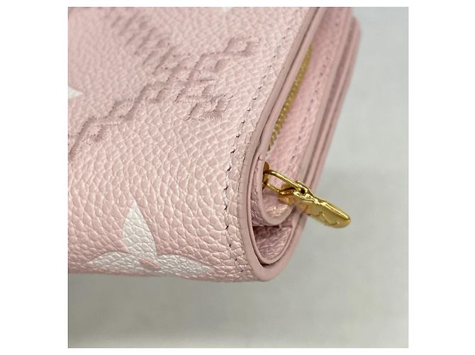 Cartera Louis Vuitton Monogram Empreinte Broderie Rosa - vista 6