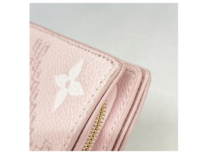 Cartera Louis Vuitton Monogram Empreinte Broderie Rosa - vista 7