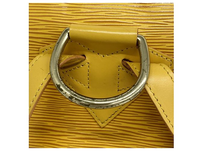 Louis Vuitton Jaune Epi Leather Backpack Yellow - view 10