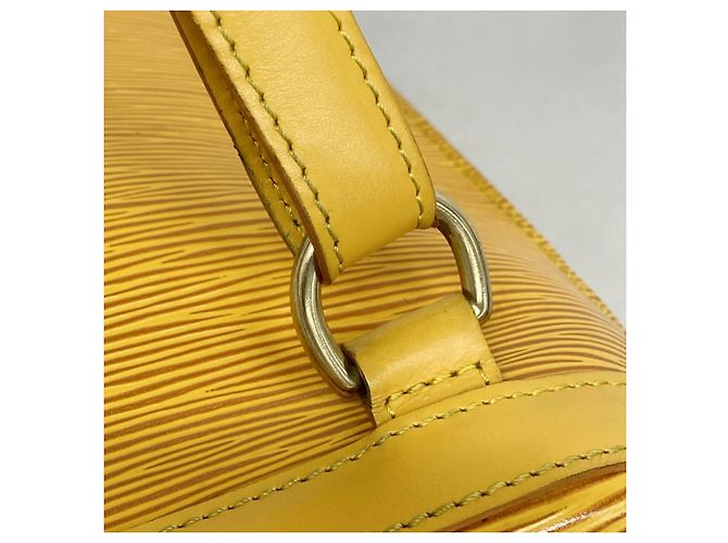 Louis Vuitton Jaune Epi Leather Backpack Yellow - view 11