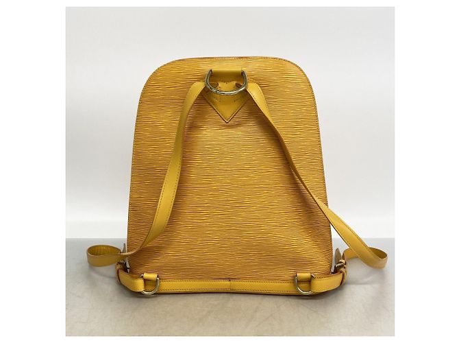 Louis Vuitton Jaune Epi Leather Backpack Yellow - view 12