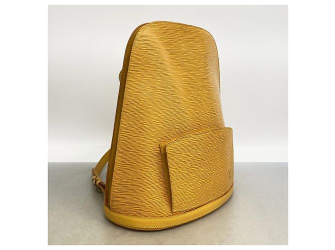 Louis Vuitton Jaune Epi Leather Backpack Yellow - view 2