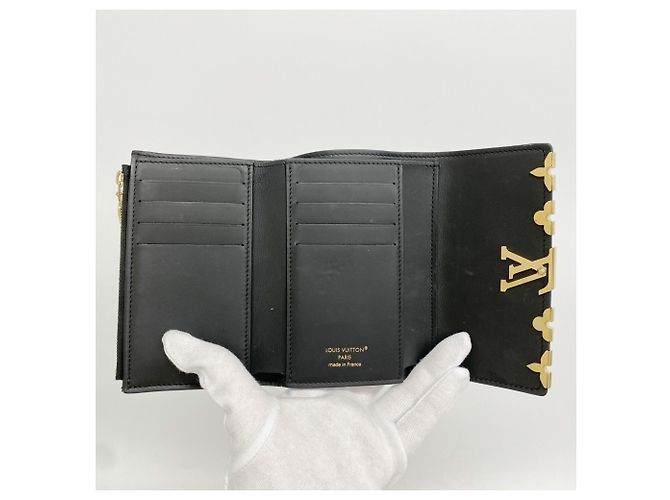 Louis Vuitton Bi-Fold Wallet aus Taurillon-Leder Schwarz - Ansicht 3