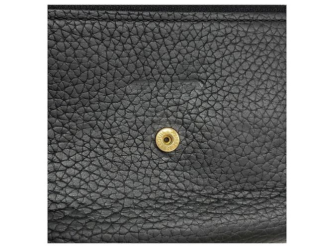 Louis Vuitton Bi-Fold Wallet aus Taurillon-Leder Schwarz - Ansicht 7
