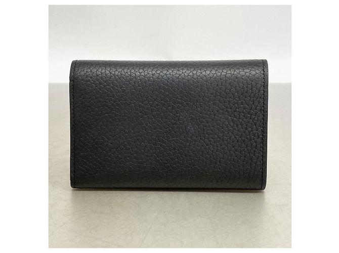 Louis Vuitton Bi-Fold Wallet aus Taurillon-Leder Schwarz - Ansicht 8