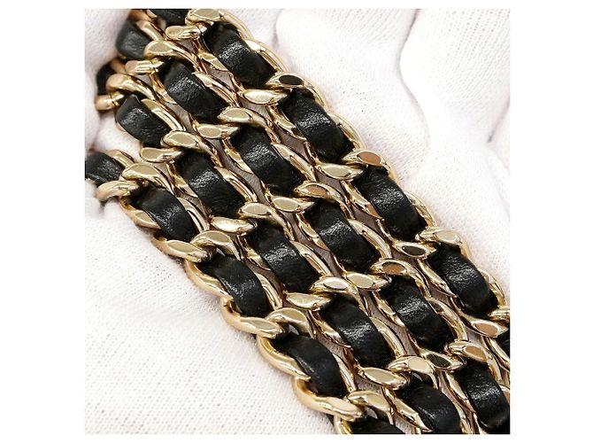 Borsa a Spalla Chanel Matelassé Chain Nero - vista 7