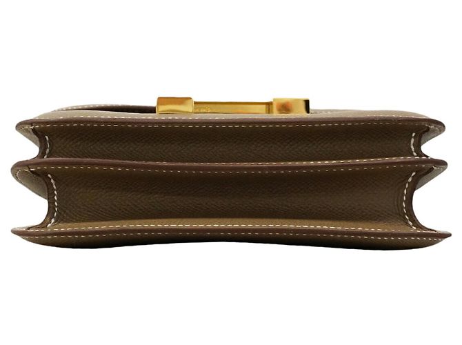Hermès Bolsa de ombro Hermes Constance Mini Taupe - vista 3