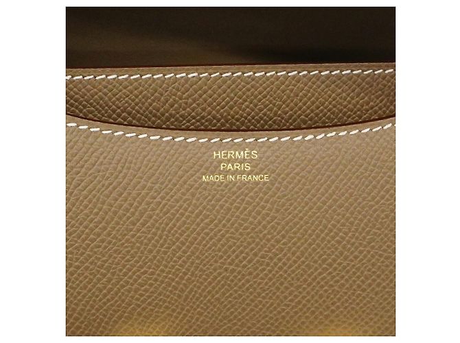 Hermès Bolsa de ombro Hermes Constance Mini Taupe - vista 5