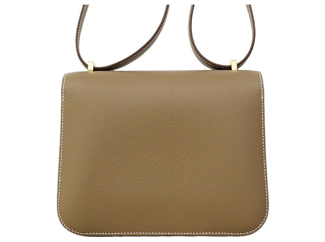 Hermès Bolsa de ombro Hermes Constance Mini Taupe - vista 6