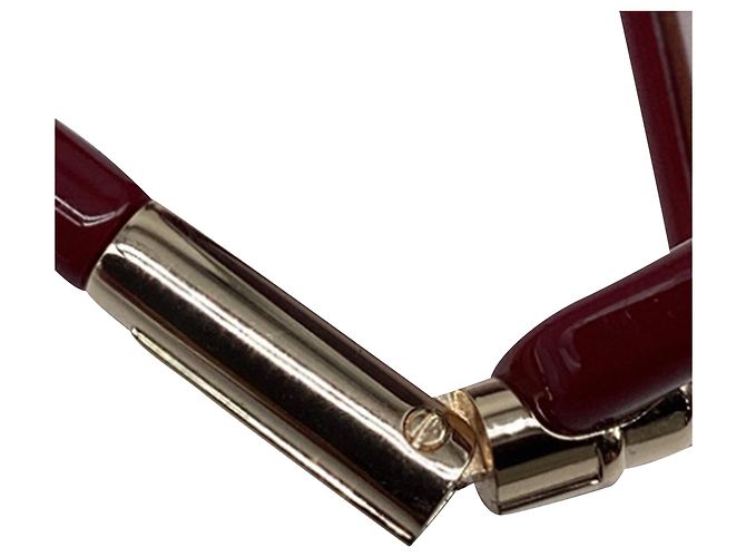 Tom Ford Solange-02 60MM eckige Sonnenbrille aus rotem Acetat Bordeaux - Ansicht 6