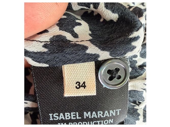 Isabel Marant Etoile Isabel Marant Yoshi Rollkragenbluse in Multicolor Mehrfarben - Ansicht 5