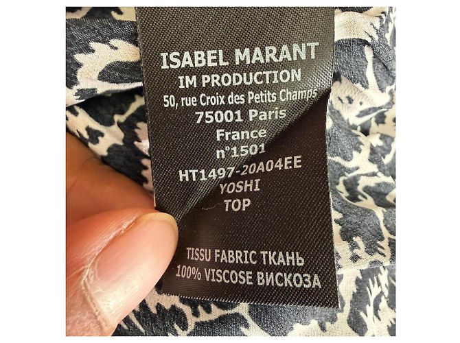 Isabel Marant Etoile Isabel Marant Yoshi Rollkragenbluse in Multicolor Mehrfarben - Ansicht 6
