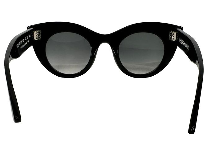 Gafas de sol Melancoly 101 Cat-Eye en acetato negro de Thierry Lasry - vista 6