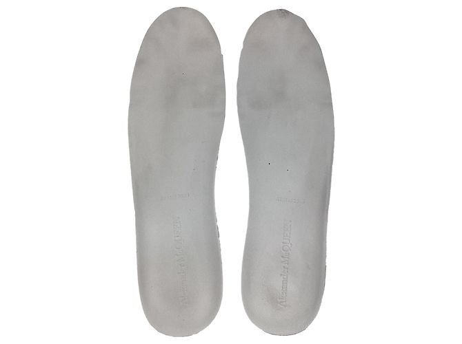 Sneakers Oversized Platform Alexander McQueen in pelle bianca Bianco Crudo - vista 9