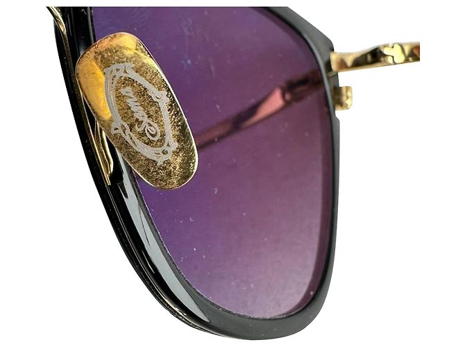 Autre Marque Occhiali da sole Jacklyn Cat-Eye di Loree Rodkin in metallo oro D'oro - vista 11