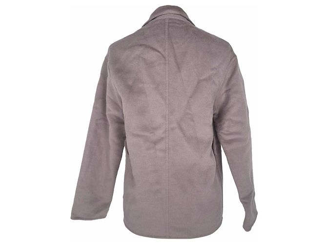 Blazer con cinturón Gucci en lana gris - vista 8