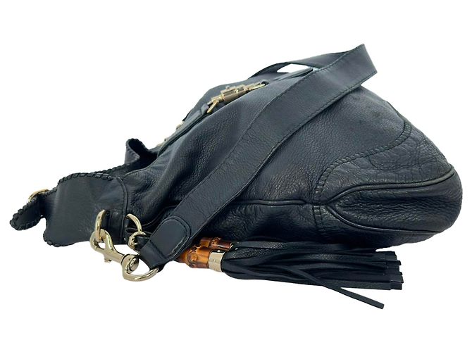 Borsa a tracolla Gucci Large New Jackie in pelle nera Nero - vista 8