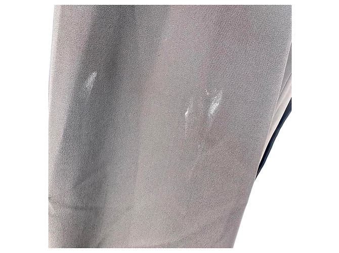 Prada Single-Breasted Blazer with Pockets in Brown Polyester - view 3