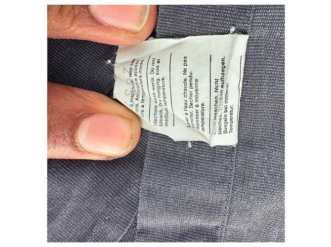 Giorgio Armani Le Collezioni Button-Down-Hemd aus schwarzer Baumwolle - Ansicht 7