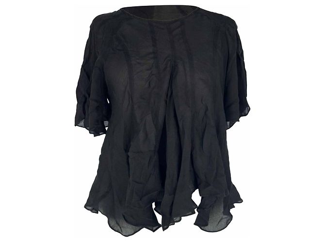 Camicetta Isabel Marant in cotone nero - vista 2